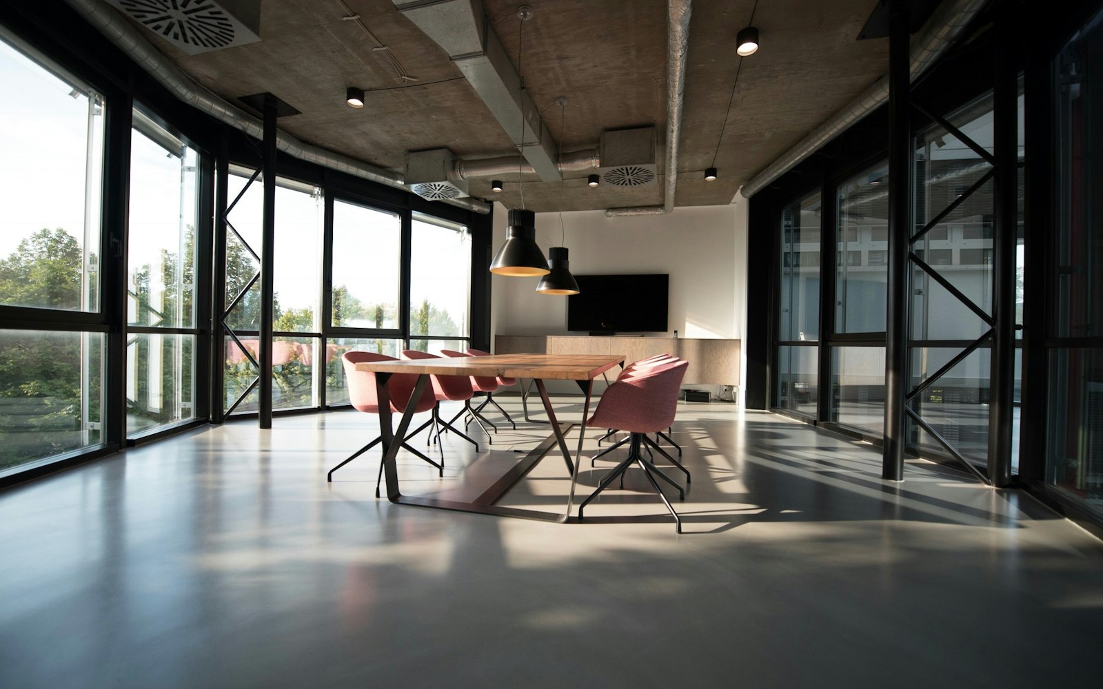 A quiet, light-filled office